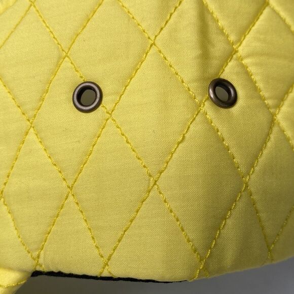 Noah NYC Quilted Liberty Fabric Hemmingway Ball Cap Hat in Buttercup Size OS main image 15